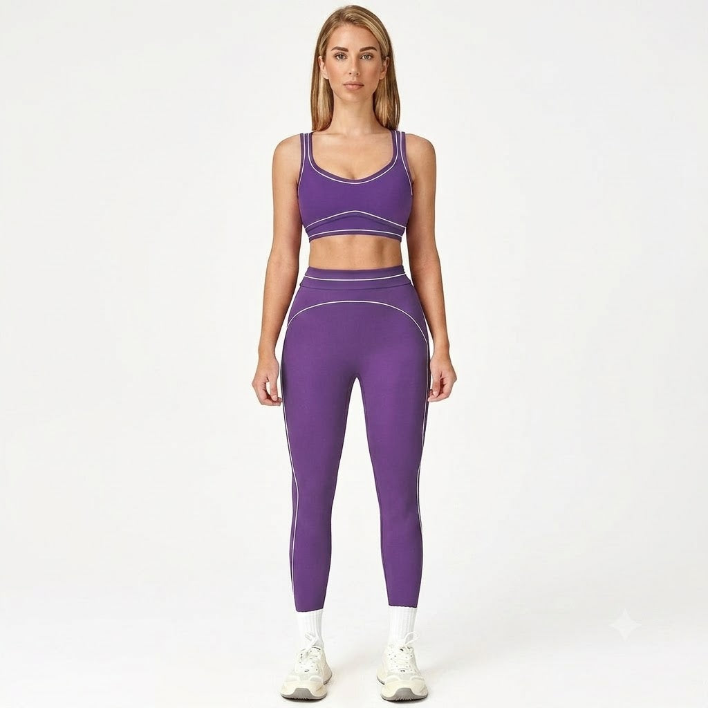 Yoga Contorno top e leggin