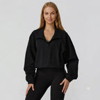 Cropped Jackets Long Sleeve Workout