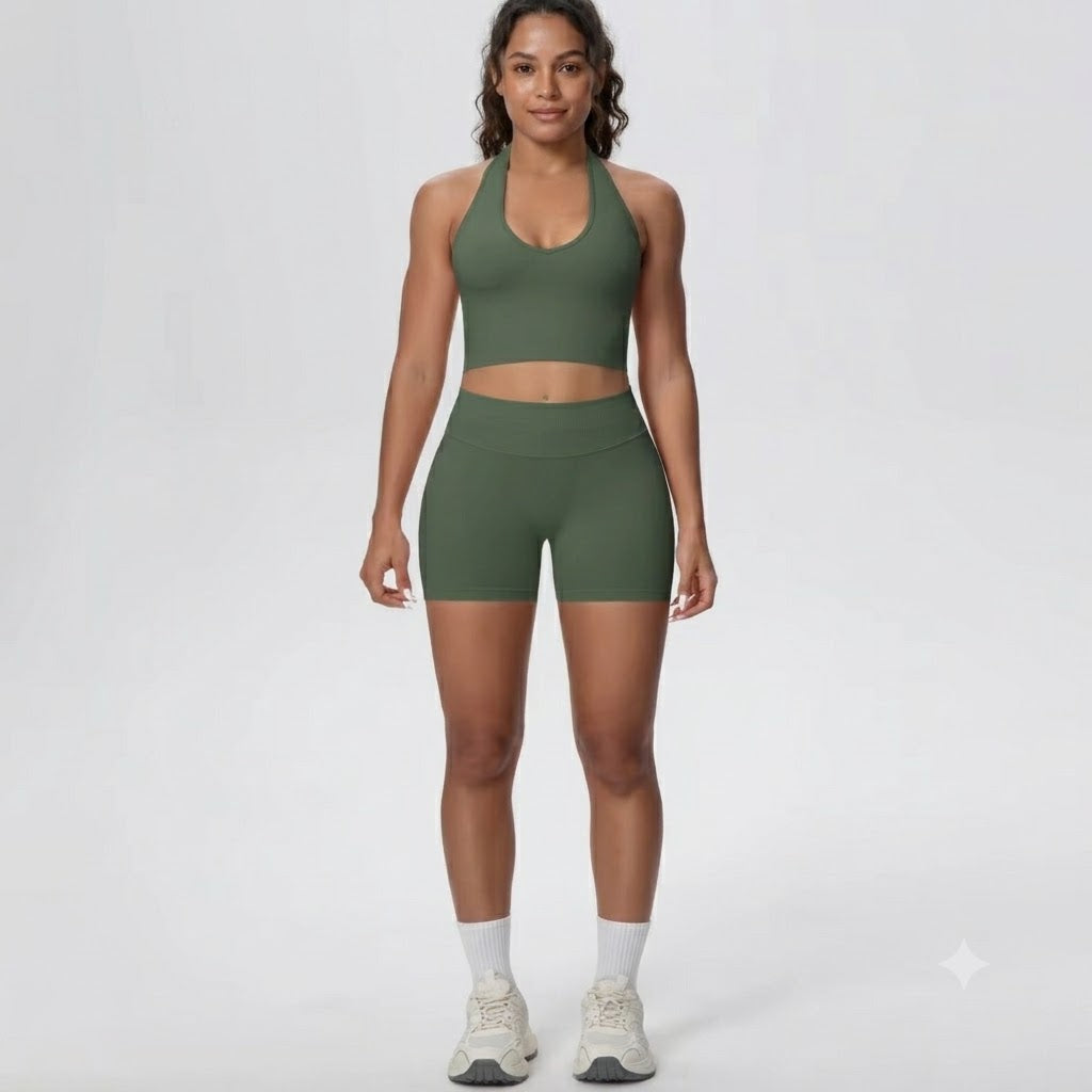 Conjunto Fitness com Top Halter