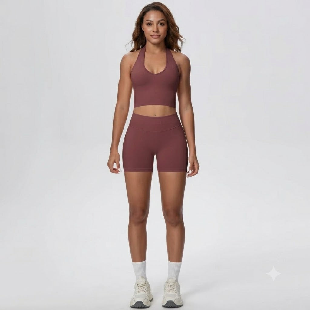 Conjunto Fitness com Top Halter
