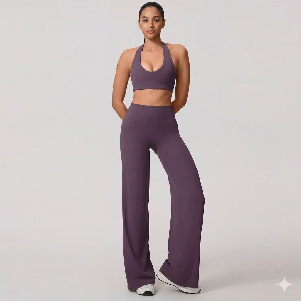 Halter & Calças Wide Leg
