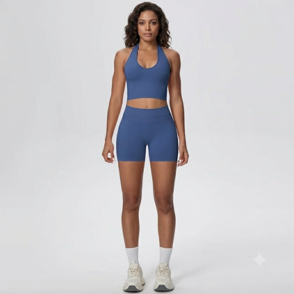 Conjunto Fitness com Top Halter