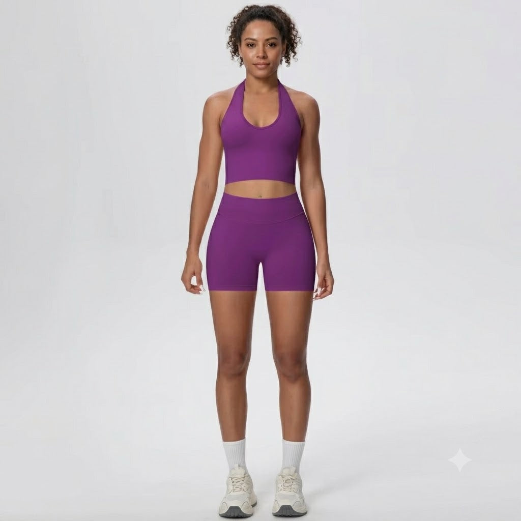 Conjunto Fitness com Top Halter