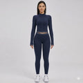 Conjunto Fitness c/ Casaco de Manga Comprida e Calções