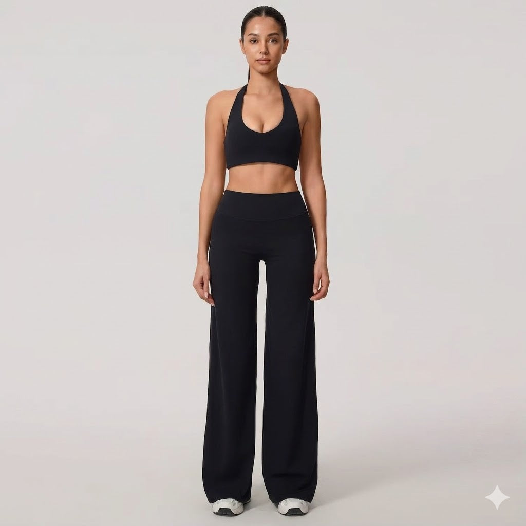 Halter & Calças Wide Leg