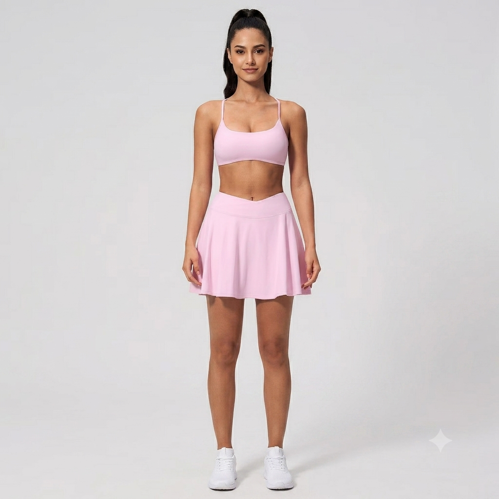 Halter Top & Wide-Leg Trousers