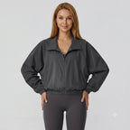 Cropped Jackets Long Sleeve Workout