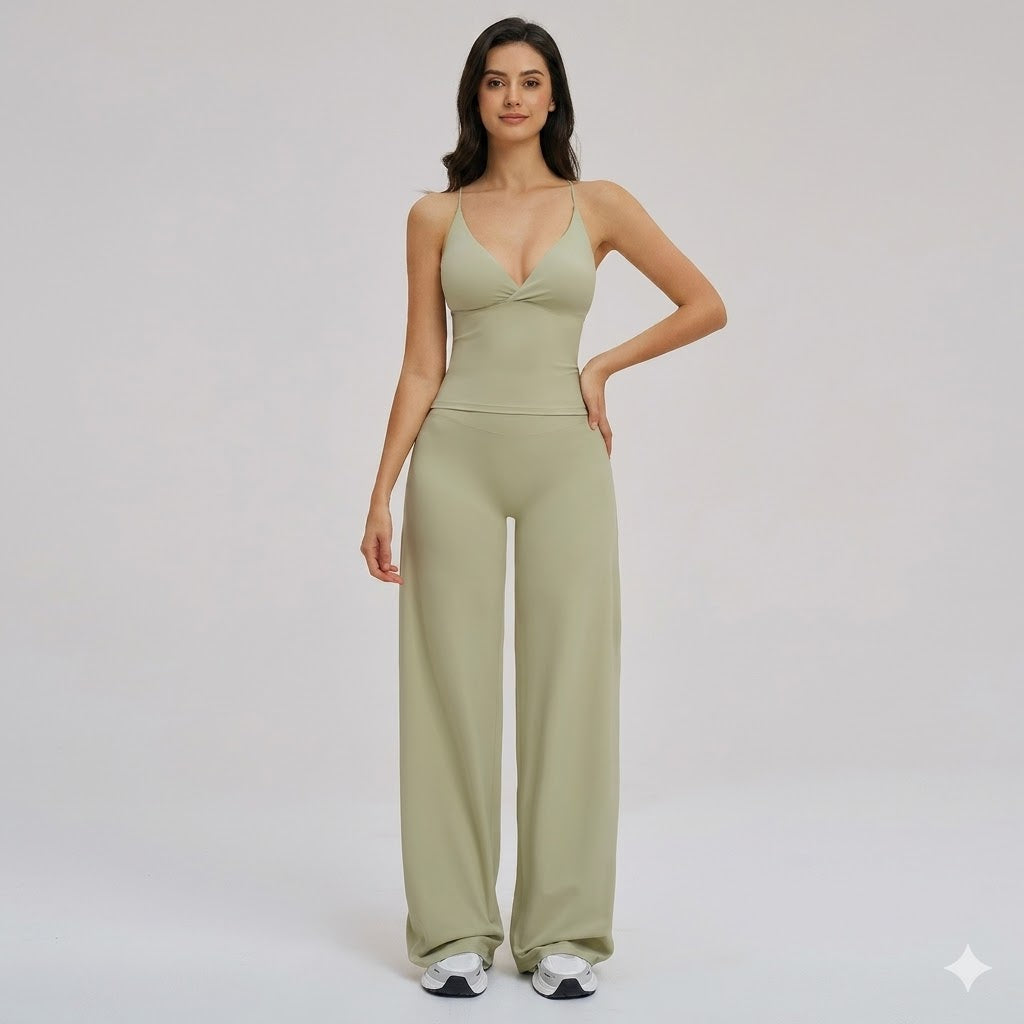 Macacão Wide-Leg Flow
