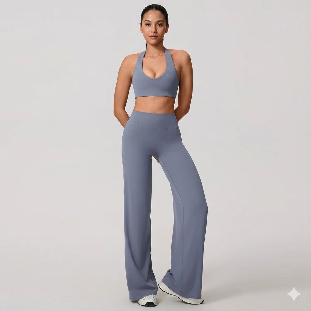Halter & Calças Wide Leg