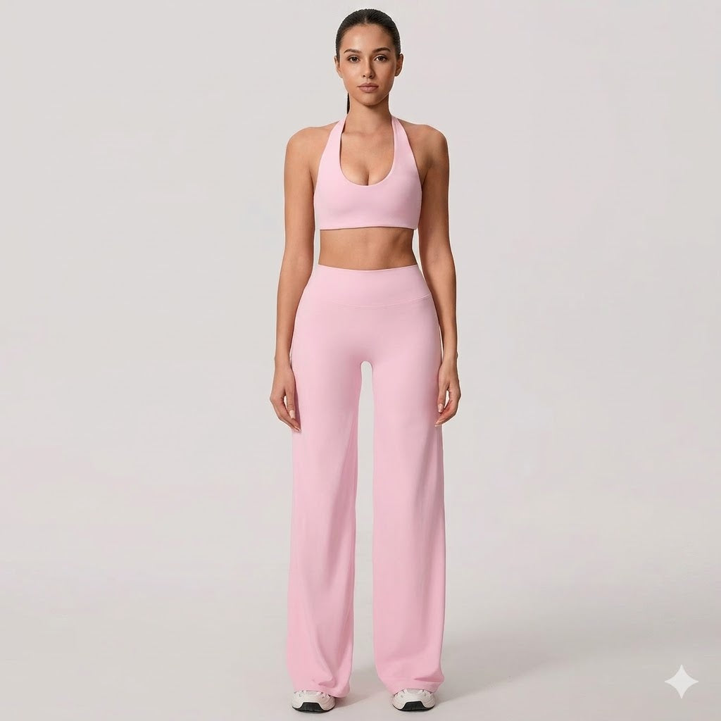Halter & Calças Wide Leg